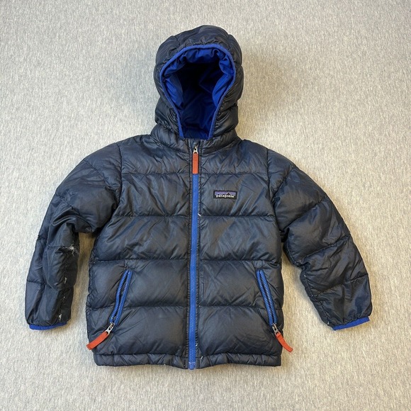 Patagonia Kids Puffer Jacket - Navy and Blue - Picture 1 of 6